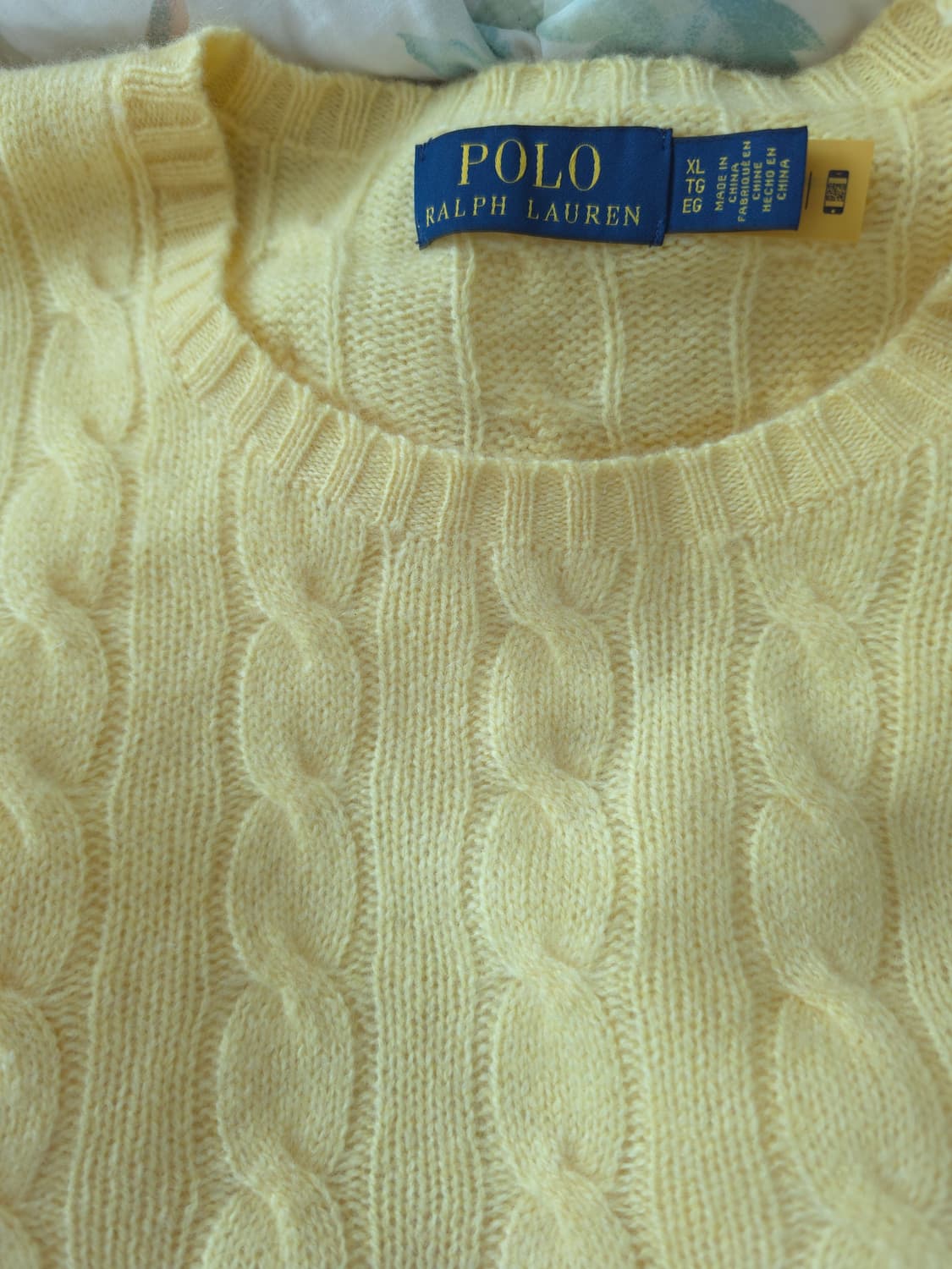 폴로 울캐시미어 케이블 니트 상품이미지2