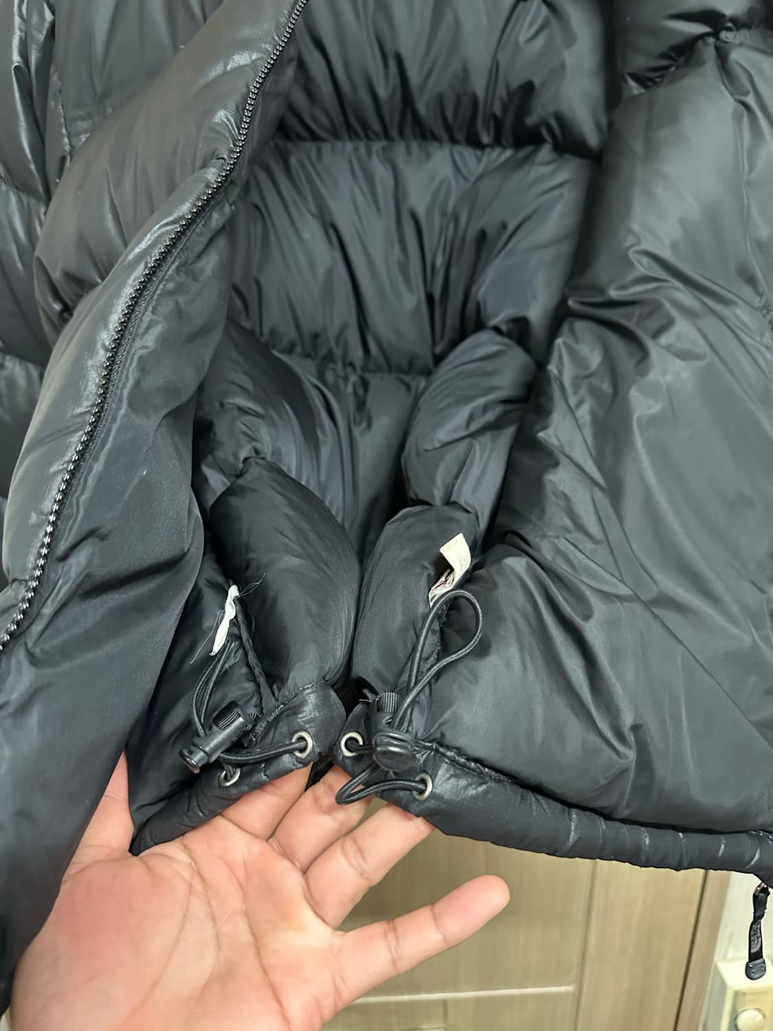 노스페이스 700 눕시 패딩 블랙 M 상품이미지7