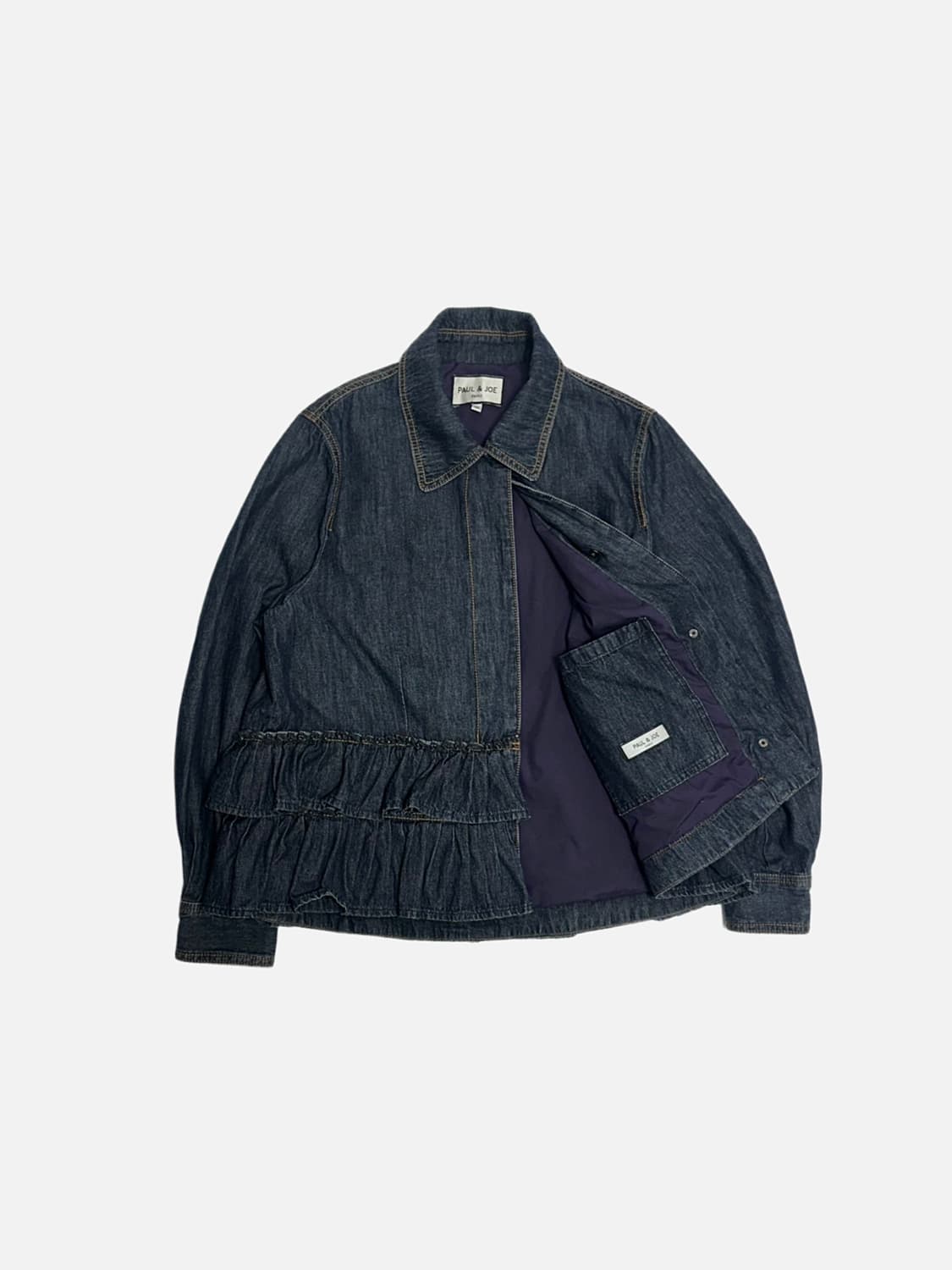 PAUL&JOE 폴앤조 데님 프릴자켓 상품이미지1