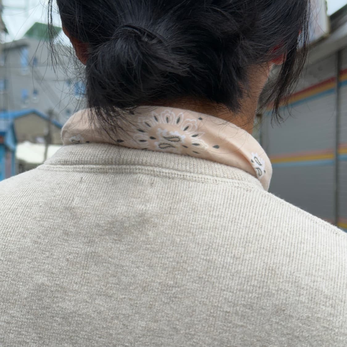 빈티지 페이즐리 패턴 반다나 상품이미지10