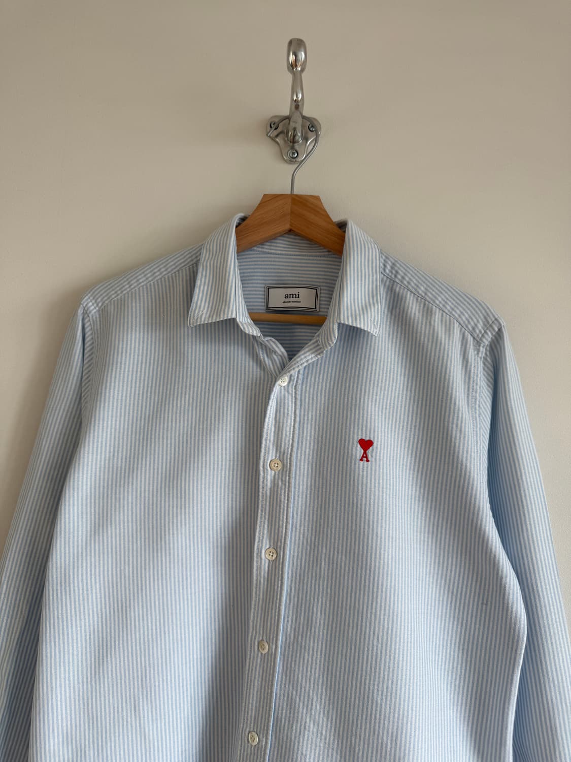 아미(ami) 핀스트라이프 옥스퍼드 셔츠 상품이미지2