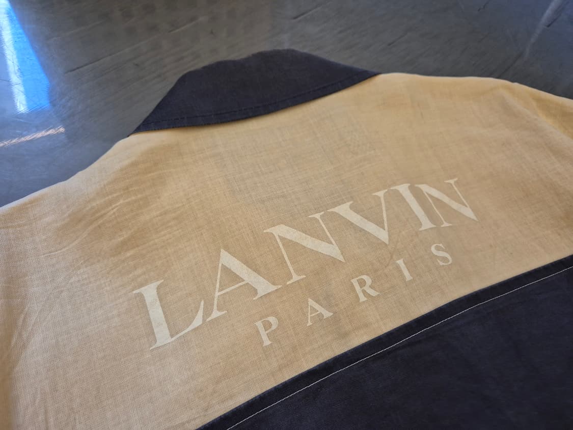 90s LANVIN MARINA LINEN JACKET 상품이미지7