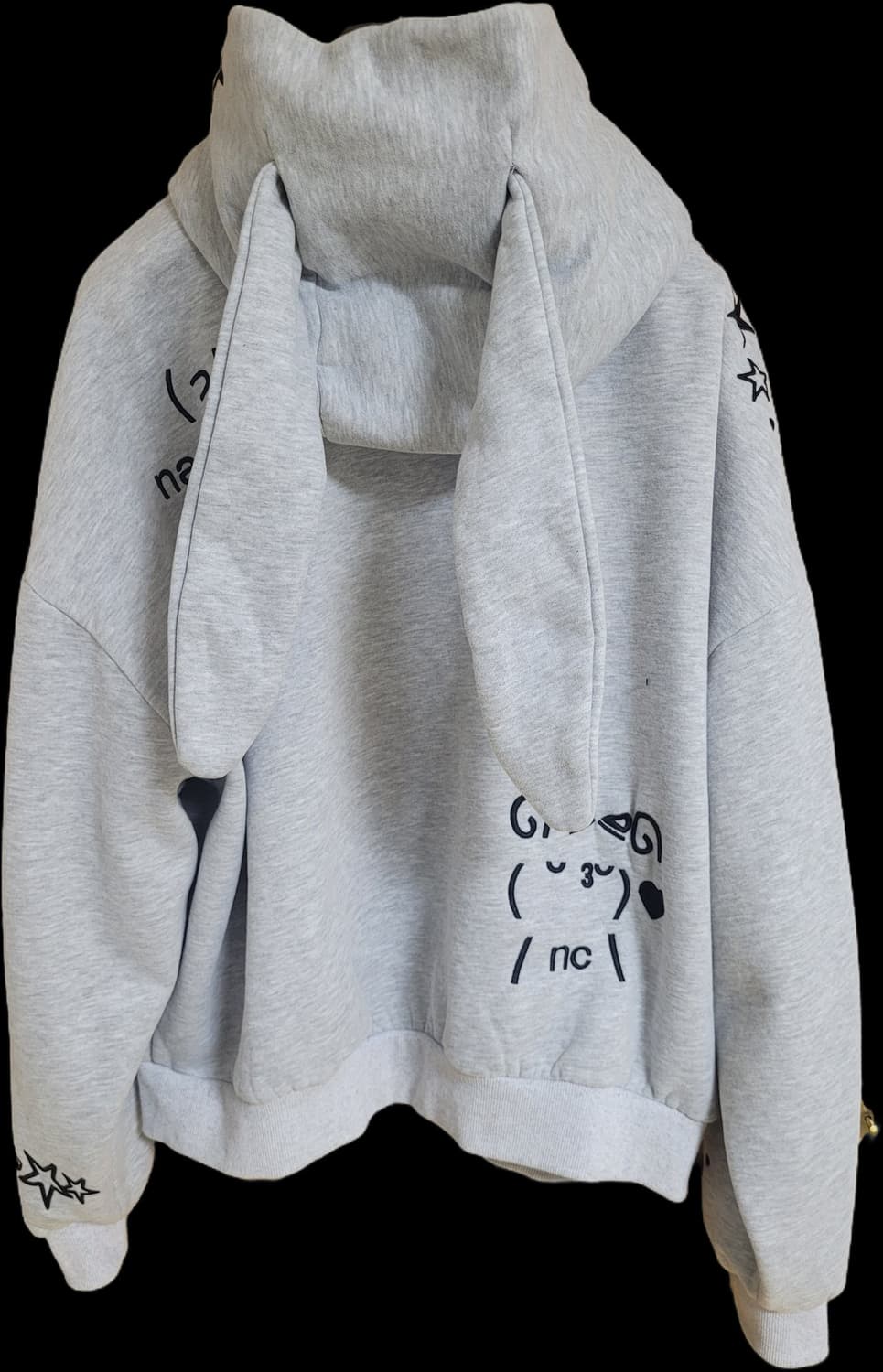 네임드 콜렉티브 버니 후드 집업 /그레이/  L/XL 상품이미지3