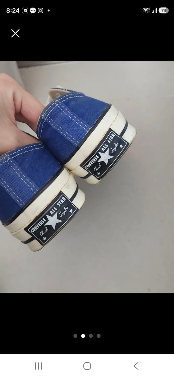 컨버스 척테일러 올스타 로우 블루 230 상품이미지2