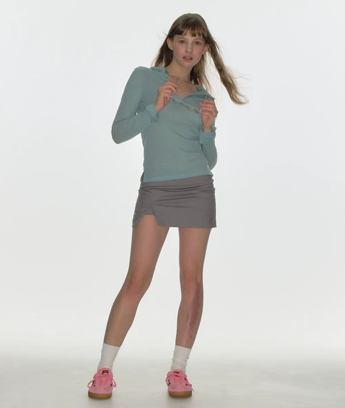 슬릿 마이크로 스커트 팬츠 상품이미지1