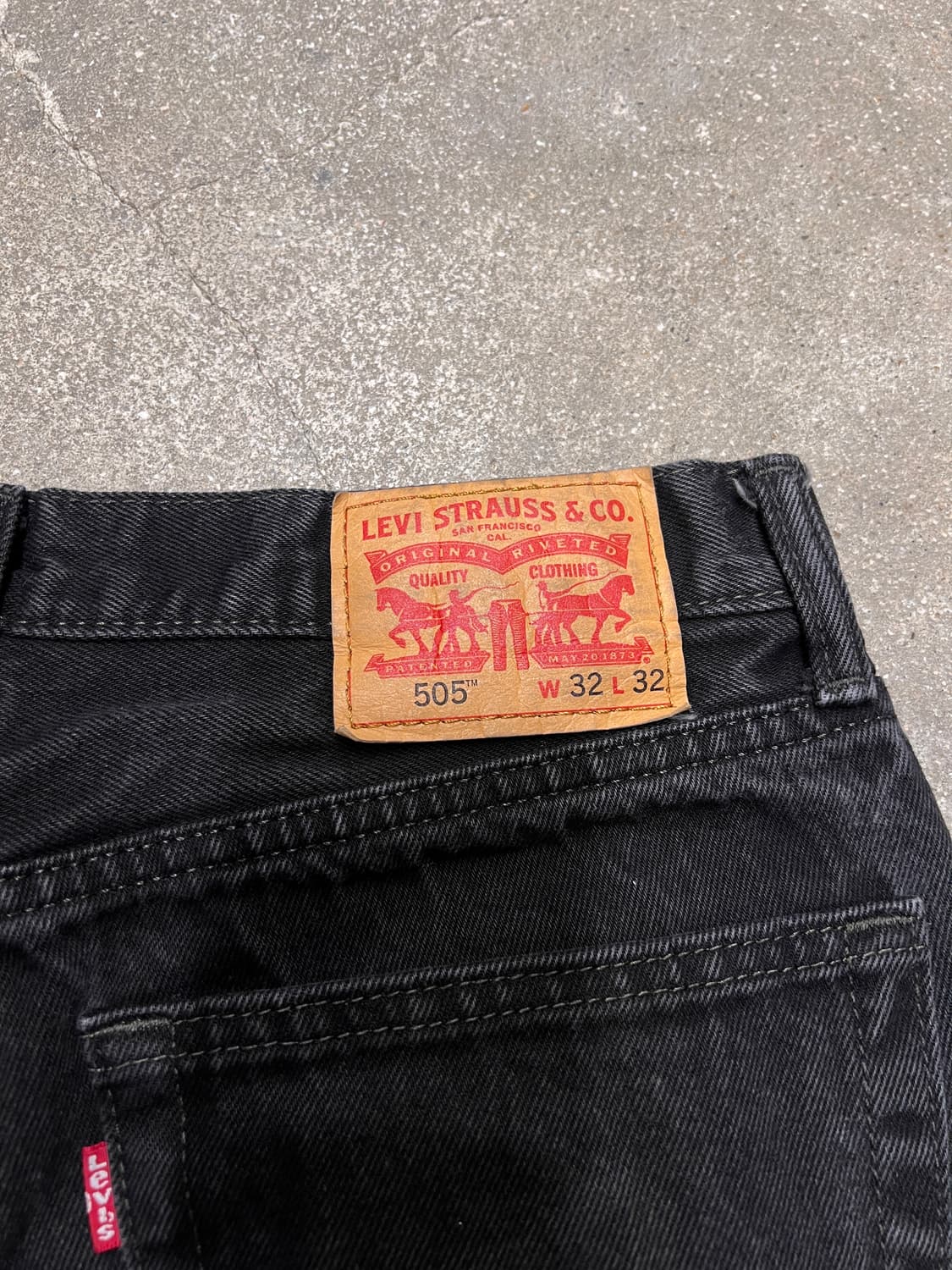 리바이스 505 블랙진  상품이미지5