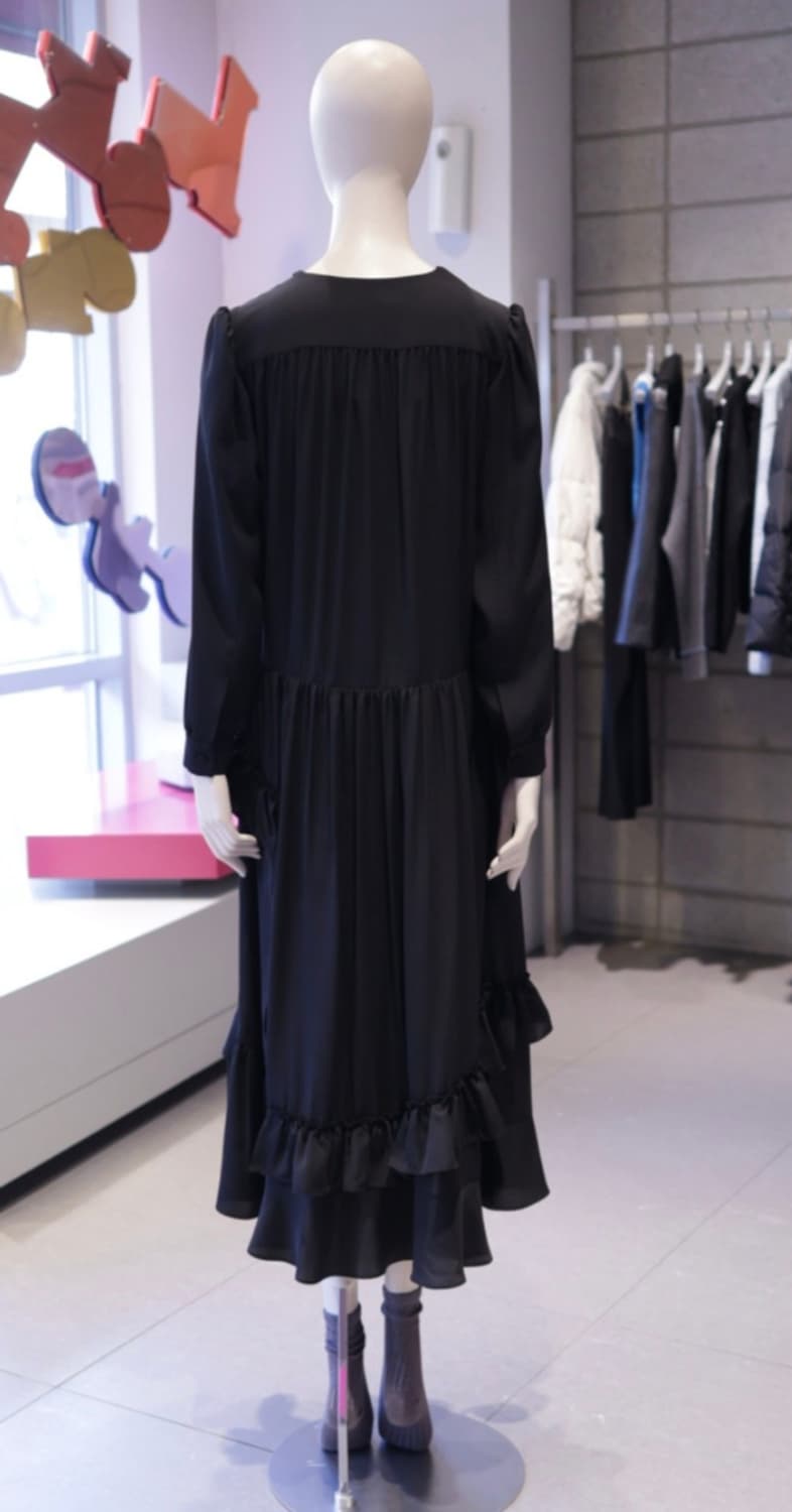 럭키슈에뜨 프릴 롱원피스 새상품 상품이미지5