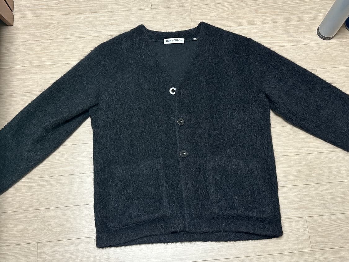 아워레가시 블랙 모헤어 가디건 48 상품이미지1