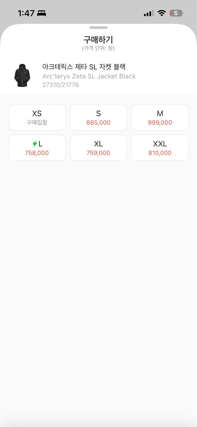 아크테릭스 제타 sl L 상품이미지6