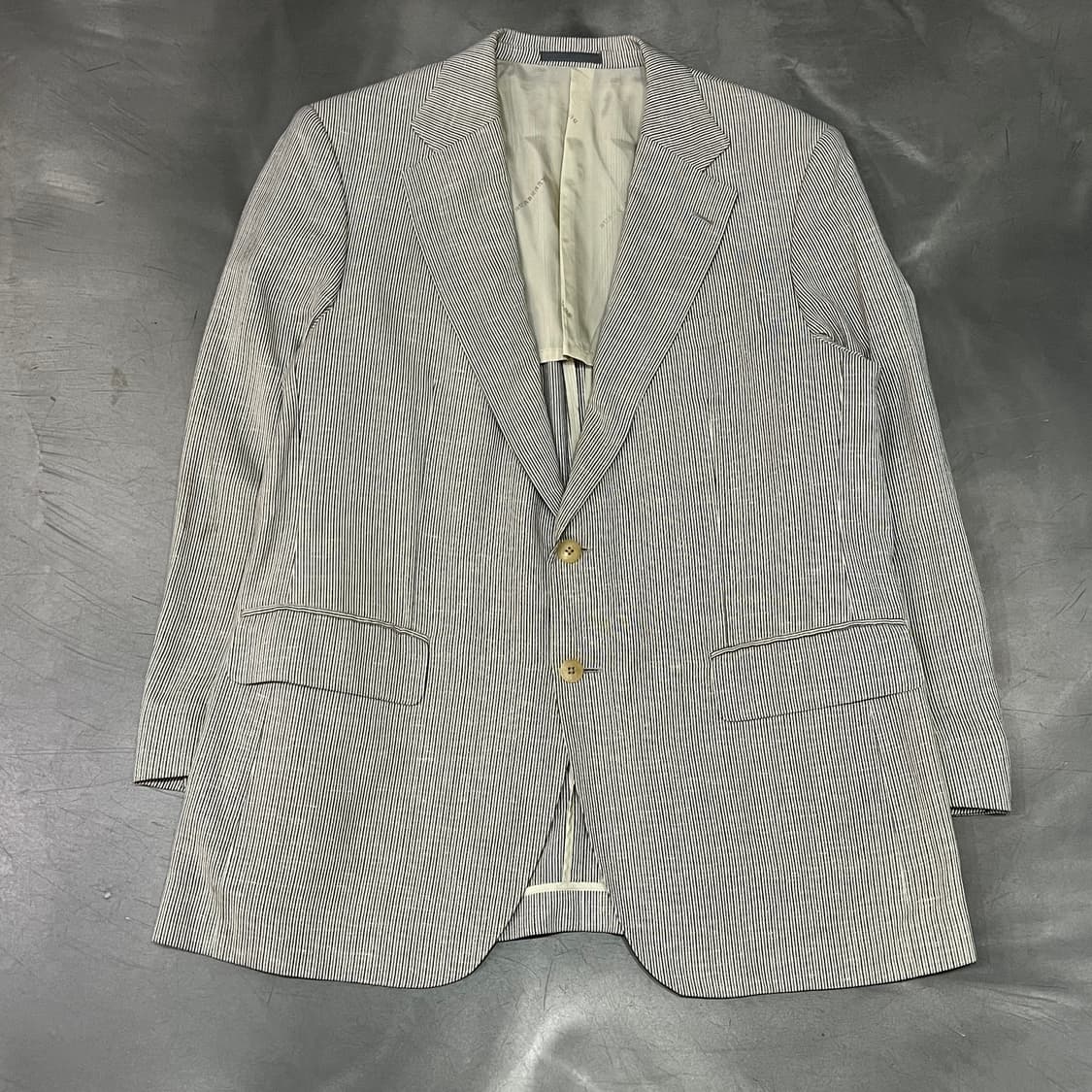  버버리 스트라이프 린넨 블레이저 y15927 상품이미지1