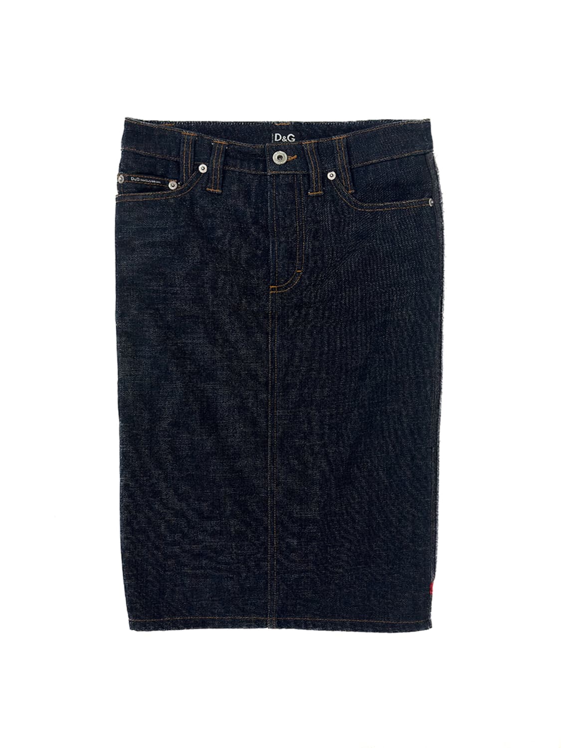 Dolce&gabbana Denim Knit Panel Skirt/ 38 상품이미지1