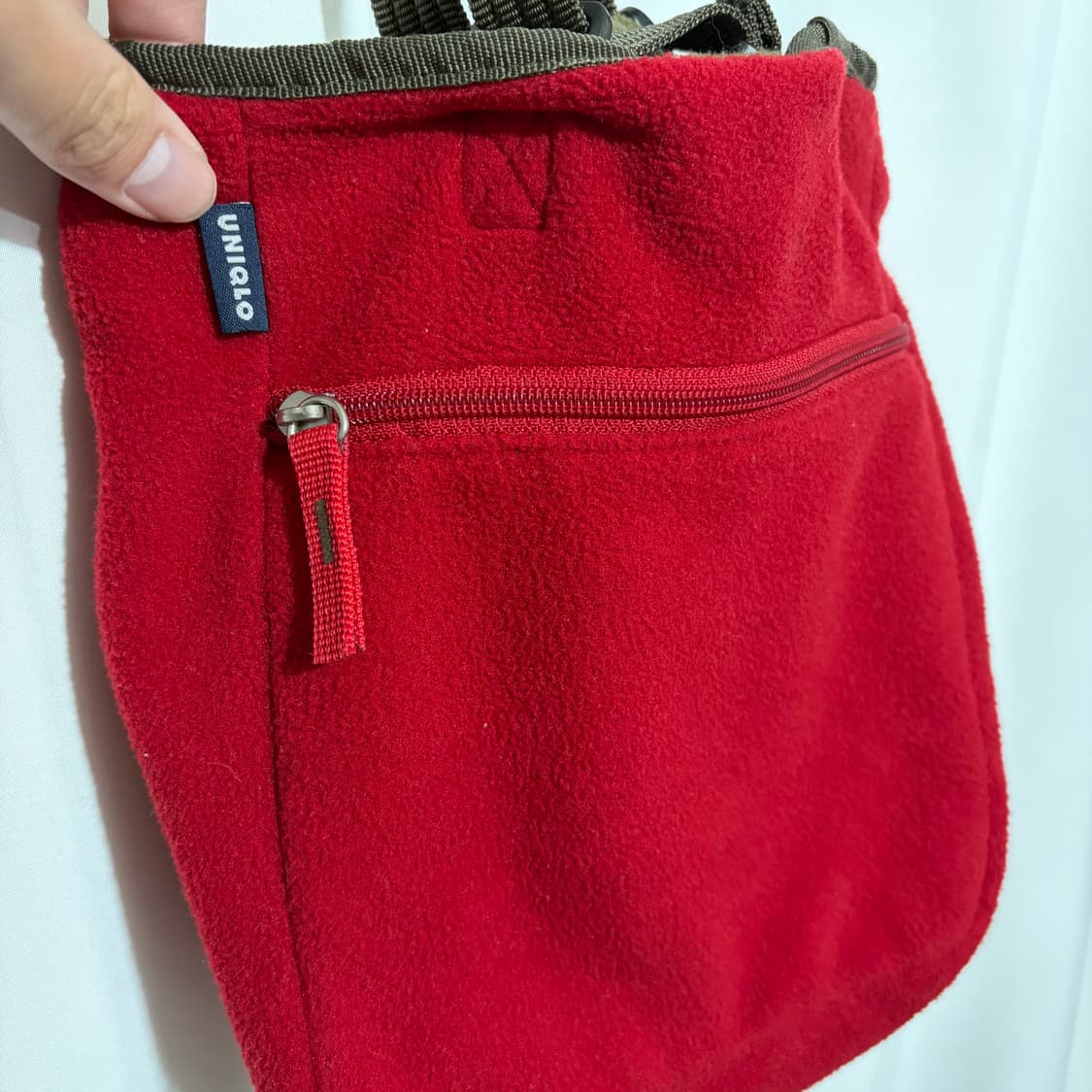 올드 유니클로 리버시블 후리스 백 상품이미지2