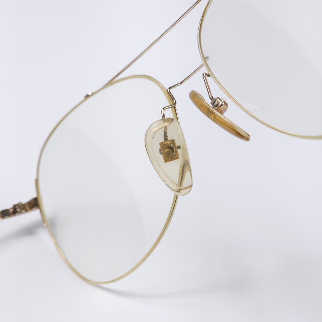 90년도 18K 도금 빈티지 투브릿지 안경 상품이미지6