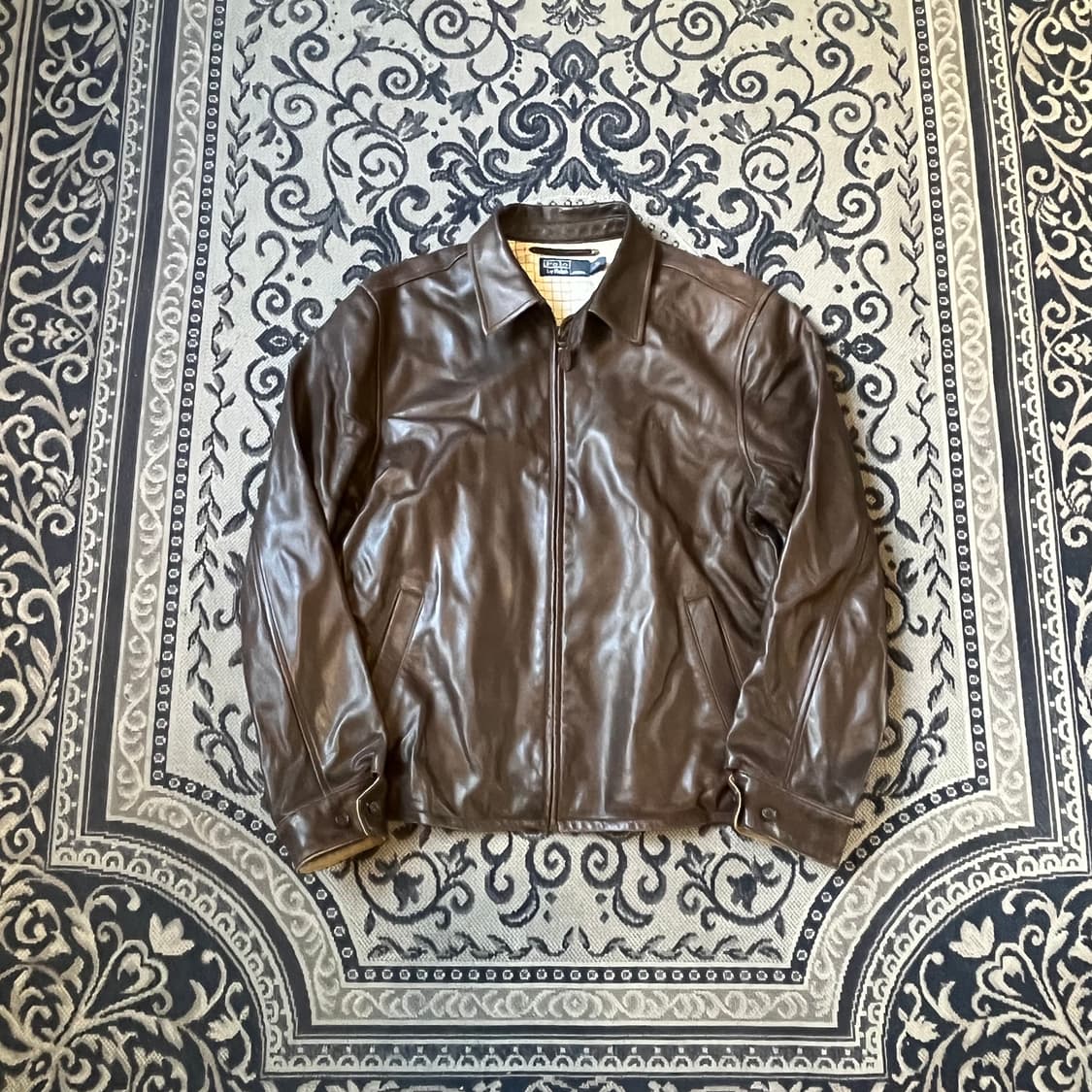 XL 폴로 램스킨 레더 자켓/W2192 상품이미지1