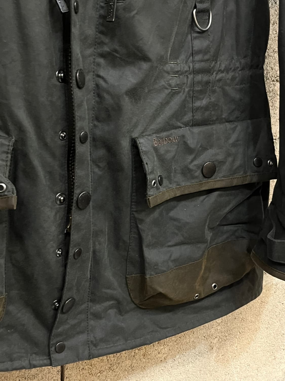 바버 x 토키토 밀리터리 왁스 자켓 상품이미지6