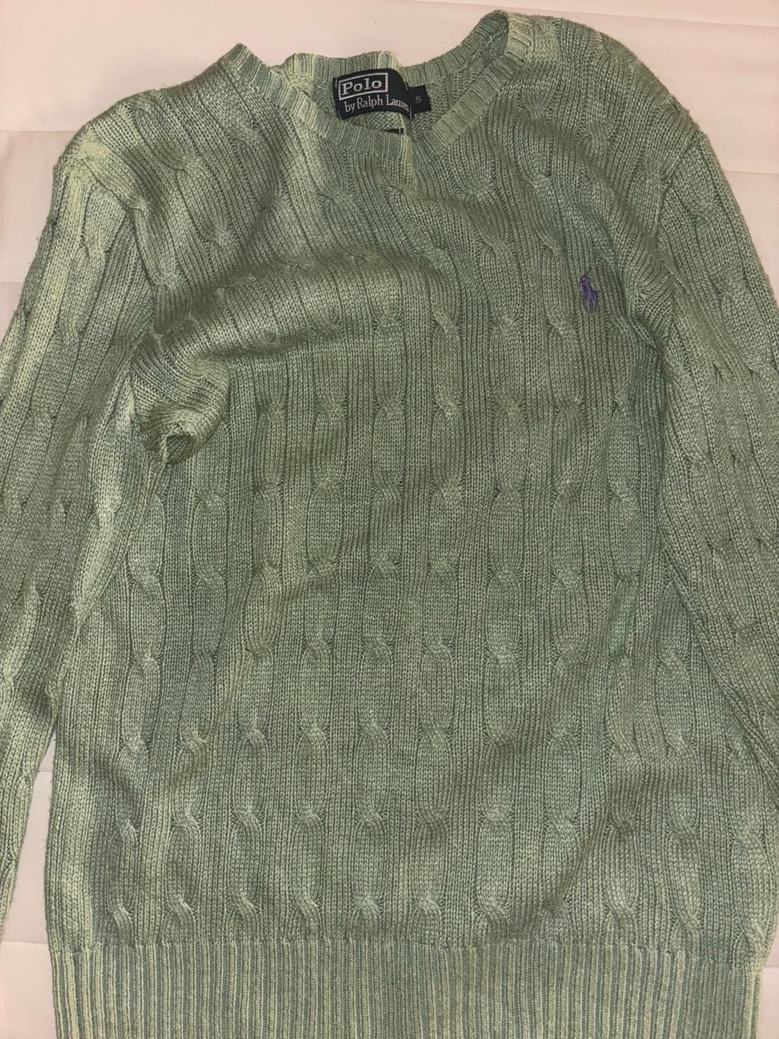 폴로 꽈배기 니트 상품이미지1