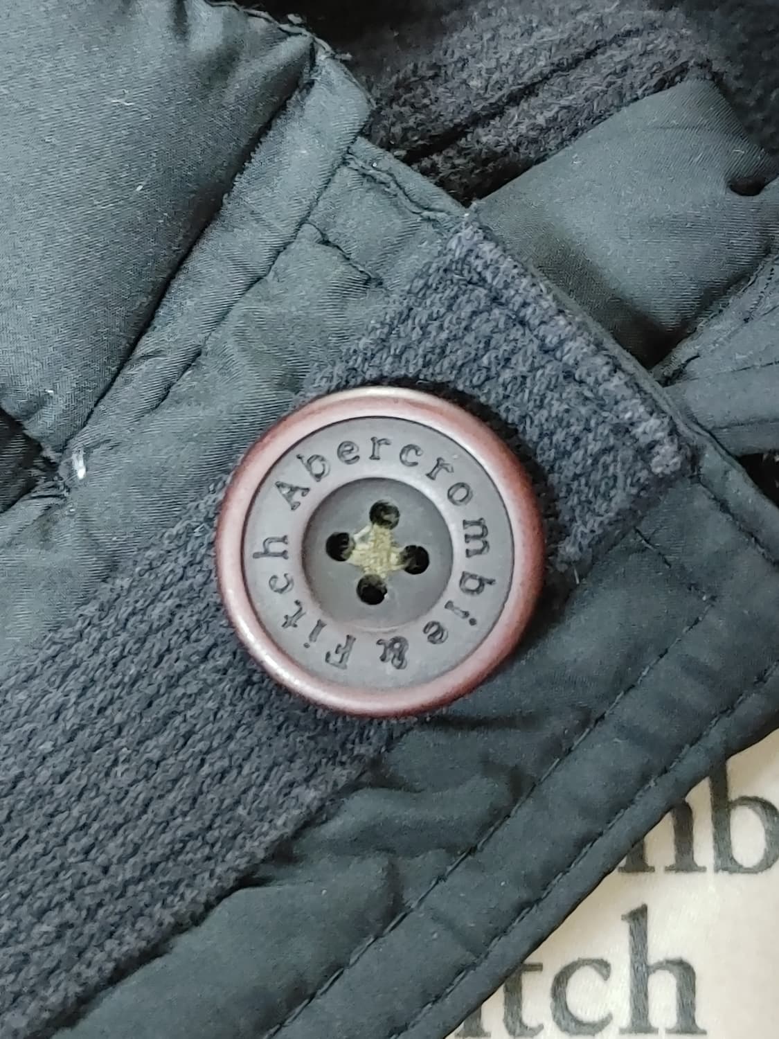 Abercrombie&Fitch 아베크롬비 남성 패딩조끼(연블랙) 상품이미지5