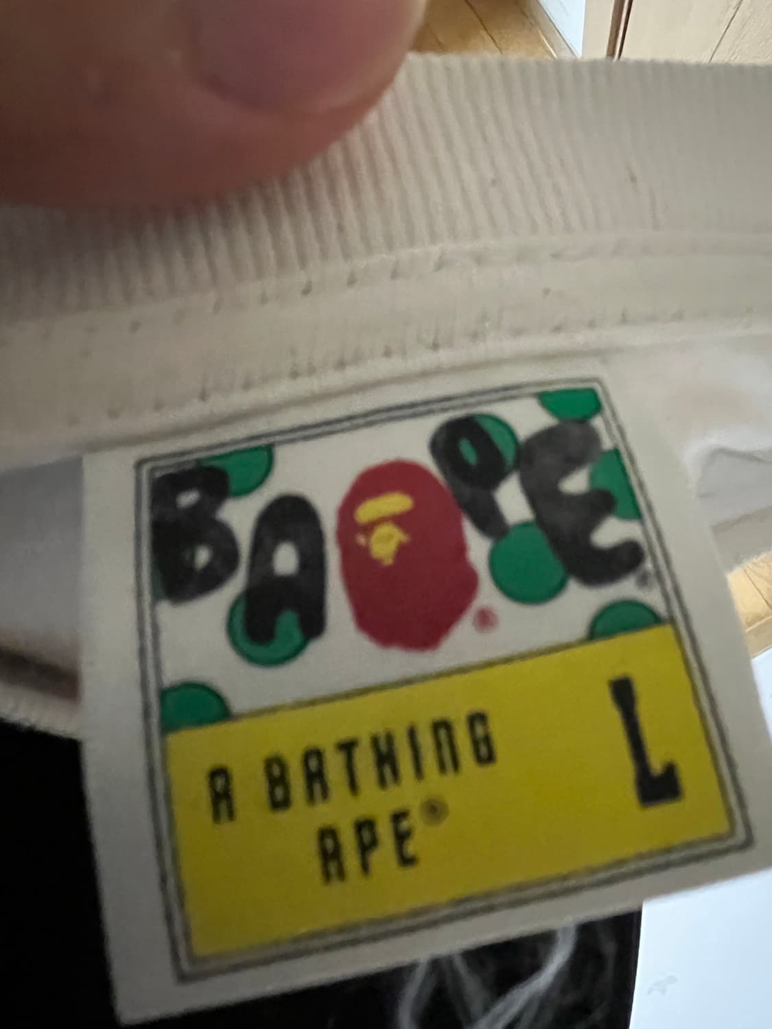 베이프 BAPE ABC Camo Japanese Letters 롱슬리브 상품이미지4