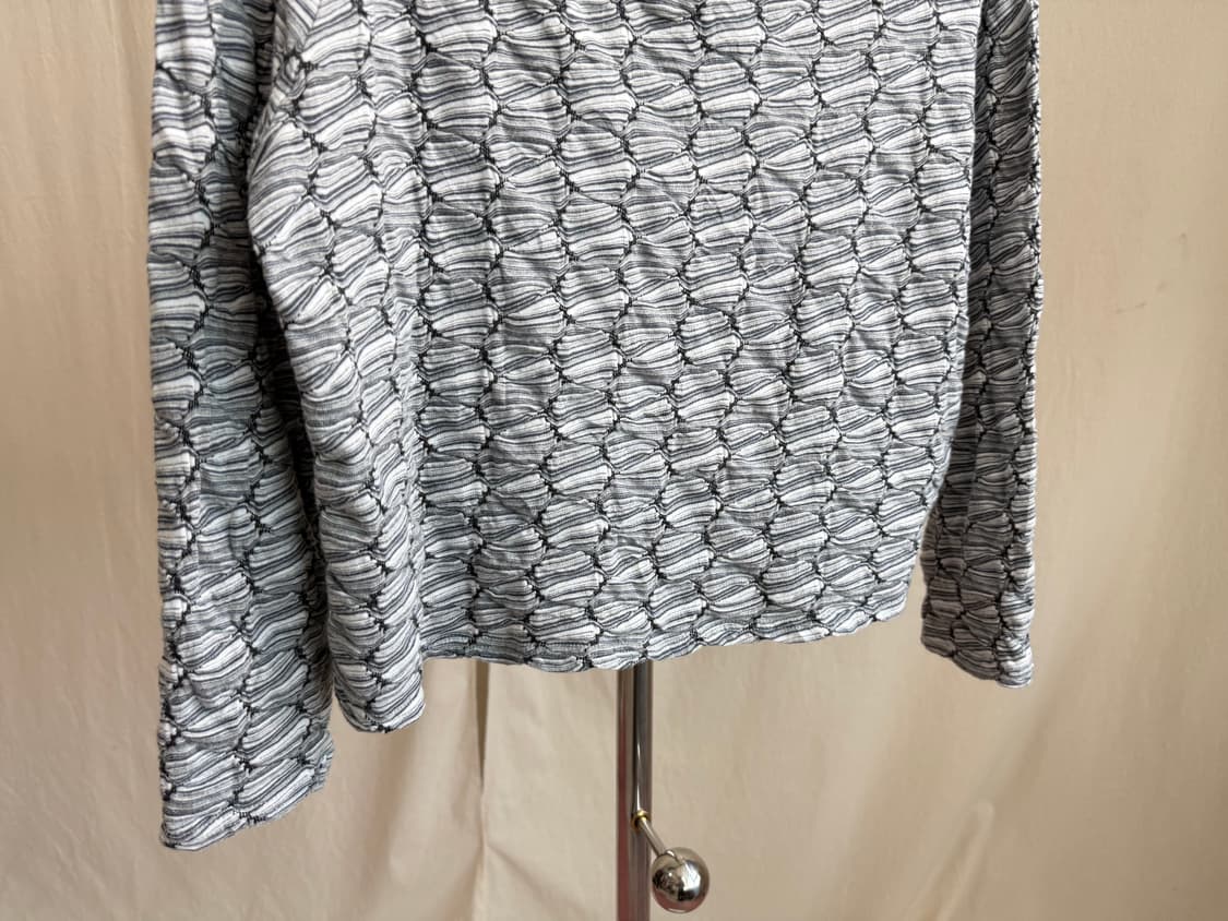 니트 패턴 플리츠 롱슬리브 (JPN) 상품이미지5