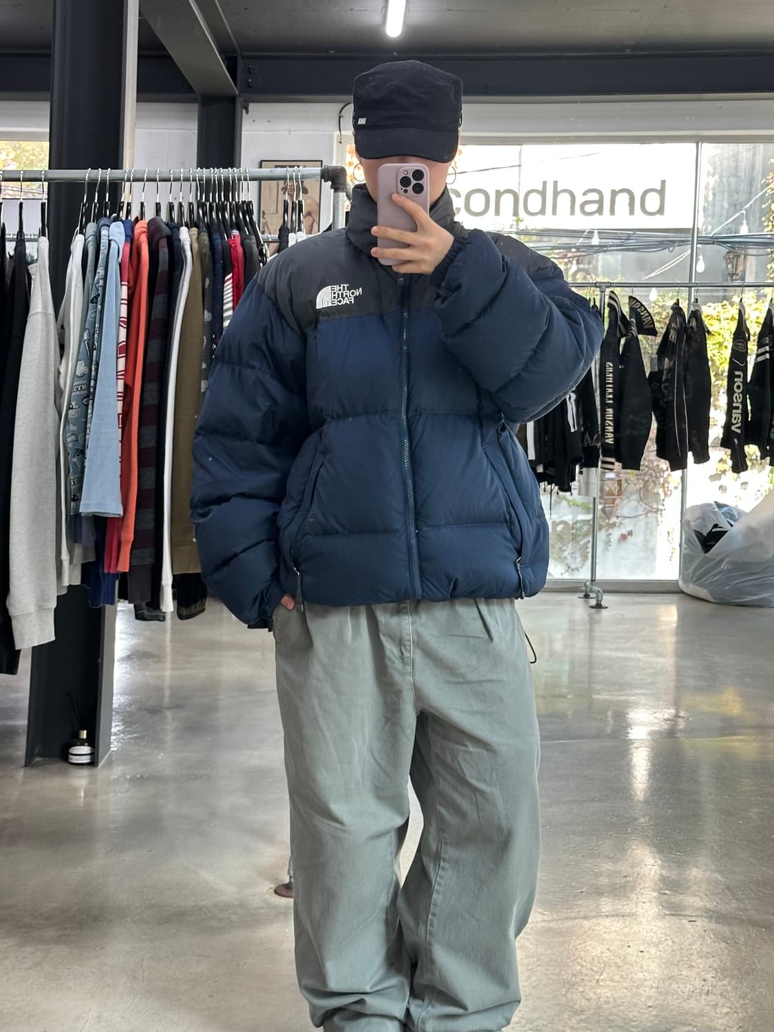 노스페이스 눕시 700 무광 패딩 상품이미지2