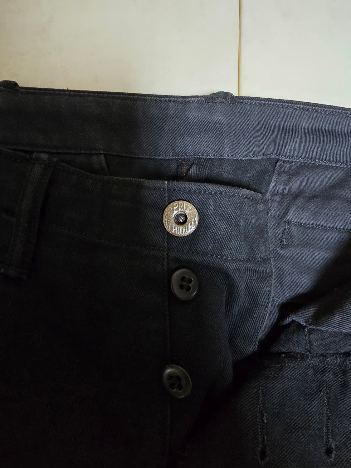 폴로 랄프로렌 한정판 셀비지 블랙 치노팬츠 32/30 상품이미지2