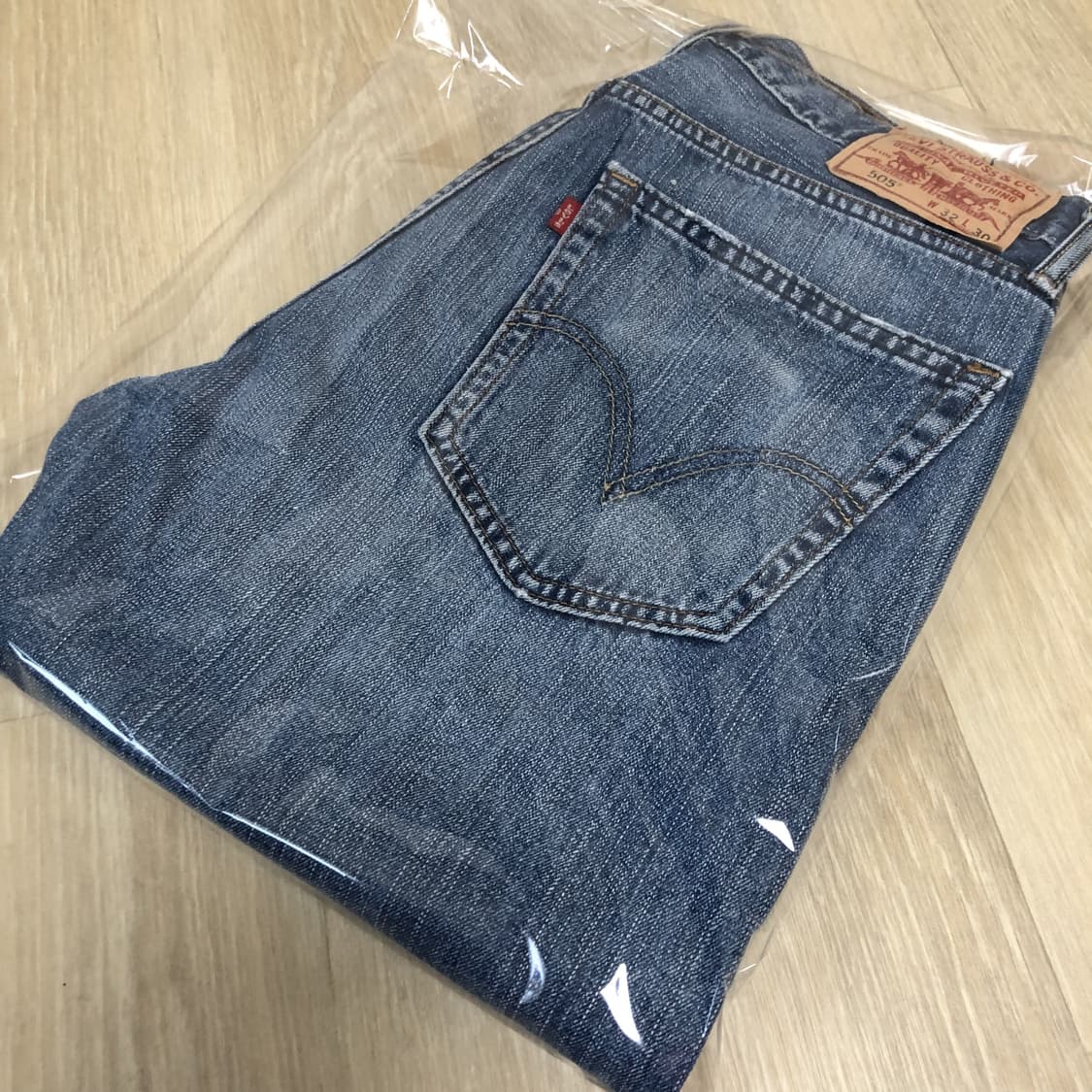 (30) 리바이스 Levi's 505 중청 워시드 레귤러핏 데님 상품이미지10