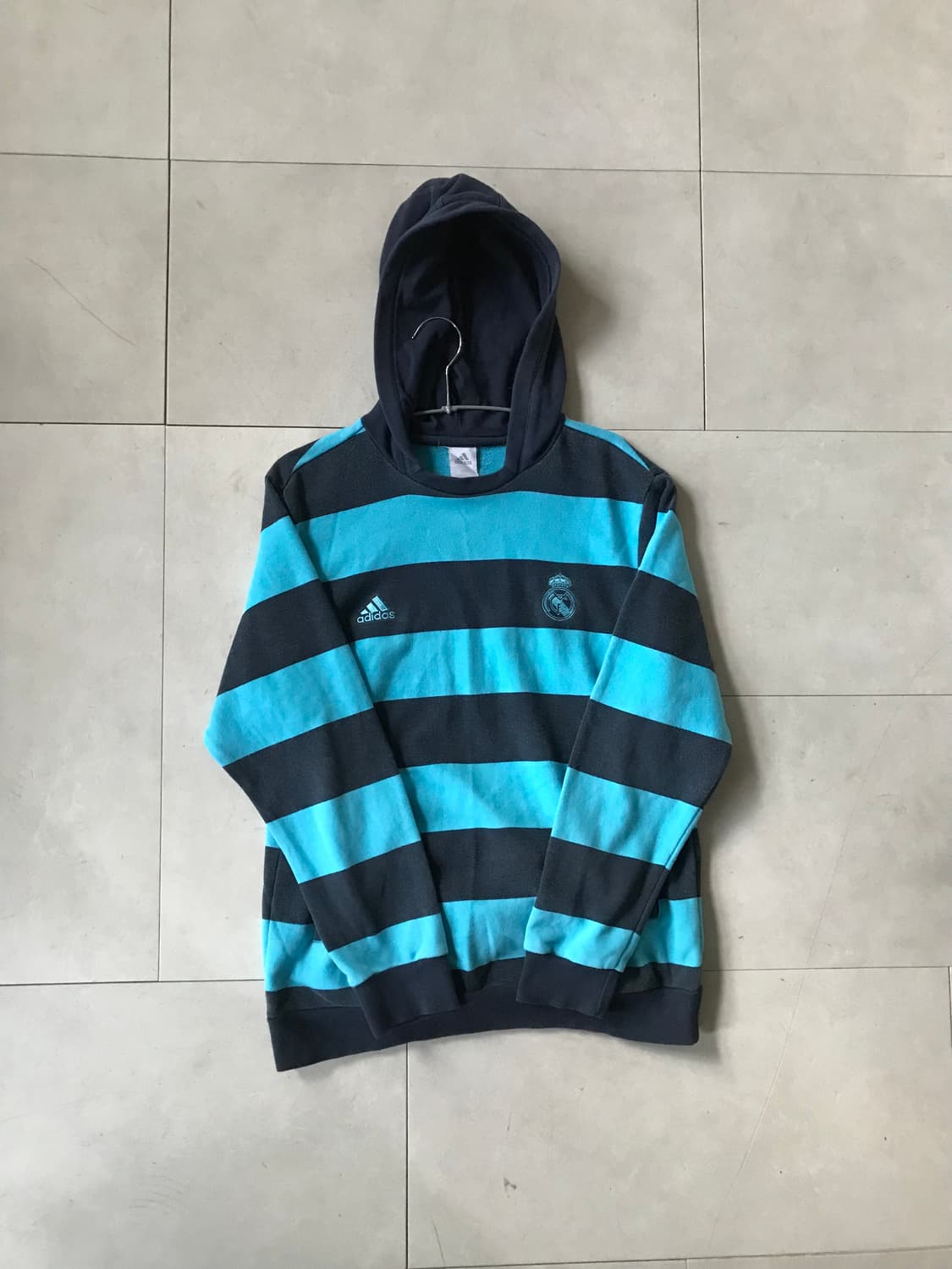 아디다스 레알마드리드 스트라이프 후드티 상품이미지6