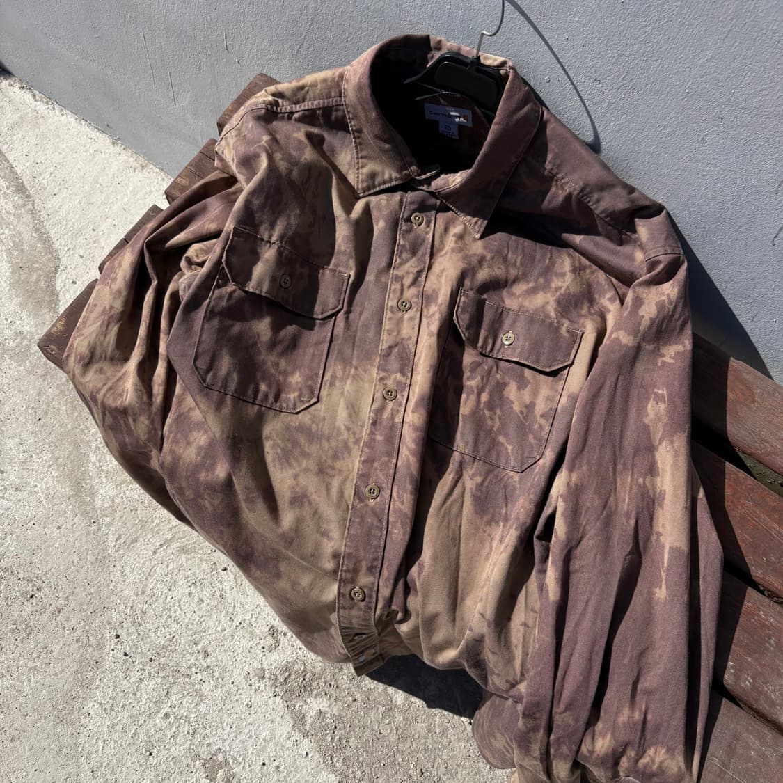 칼하트 타이다이 패턴 워크 셔츠 / 2XL 상품이미지5
