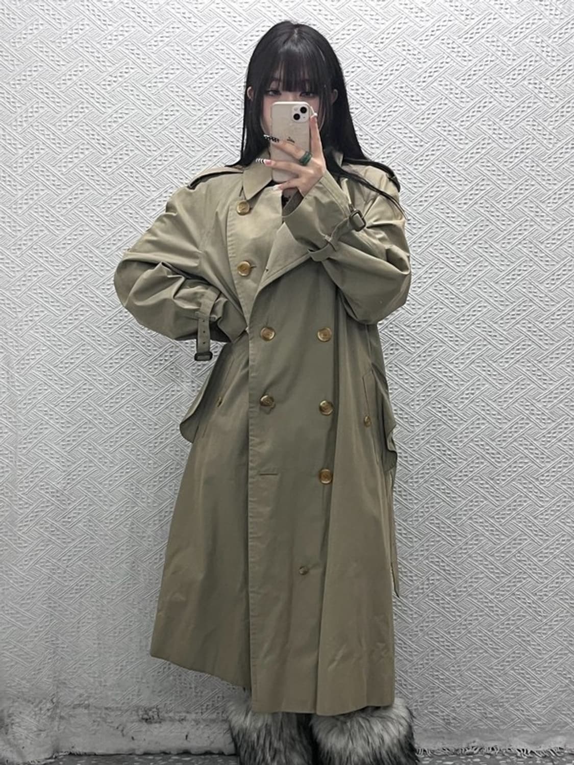 버버리 모던 시크 캐주얼 벨티드 트렌치 코트 52 C10266 상품이미지2