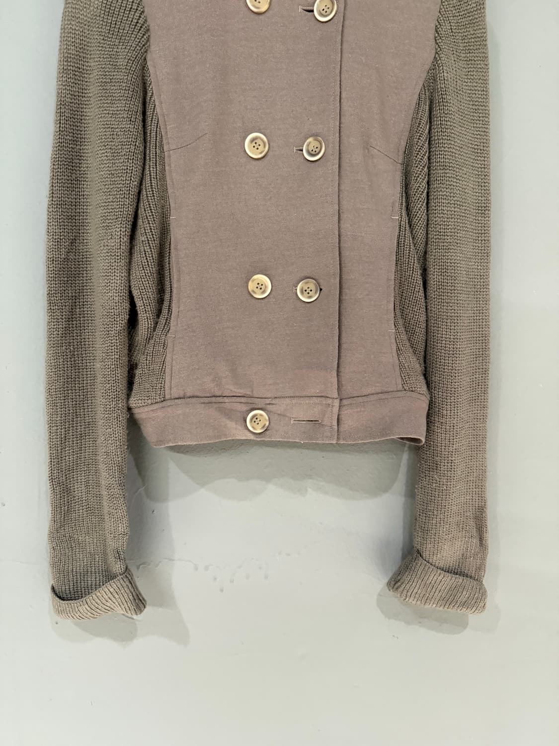 2-button knit mix detail jacket 상품이미지7