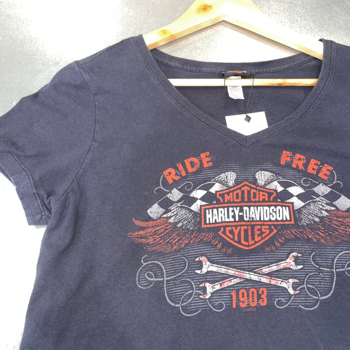 (L) Harley Davidson 할리 프린팅 반팔티 상품이미지4