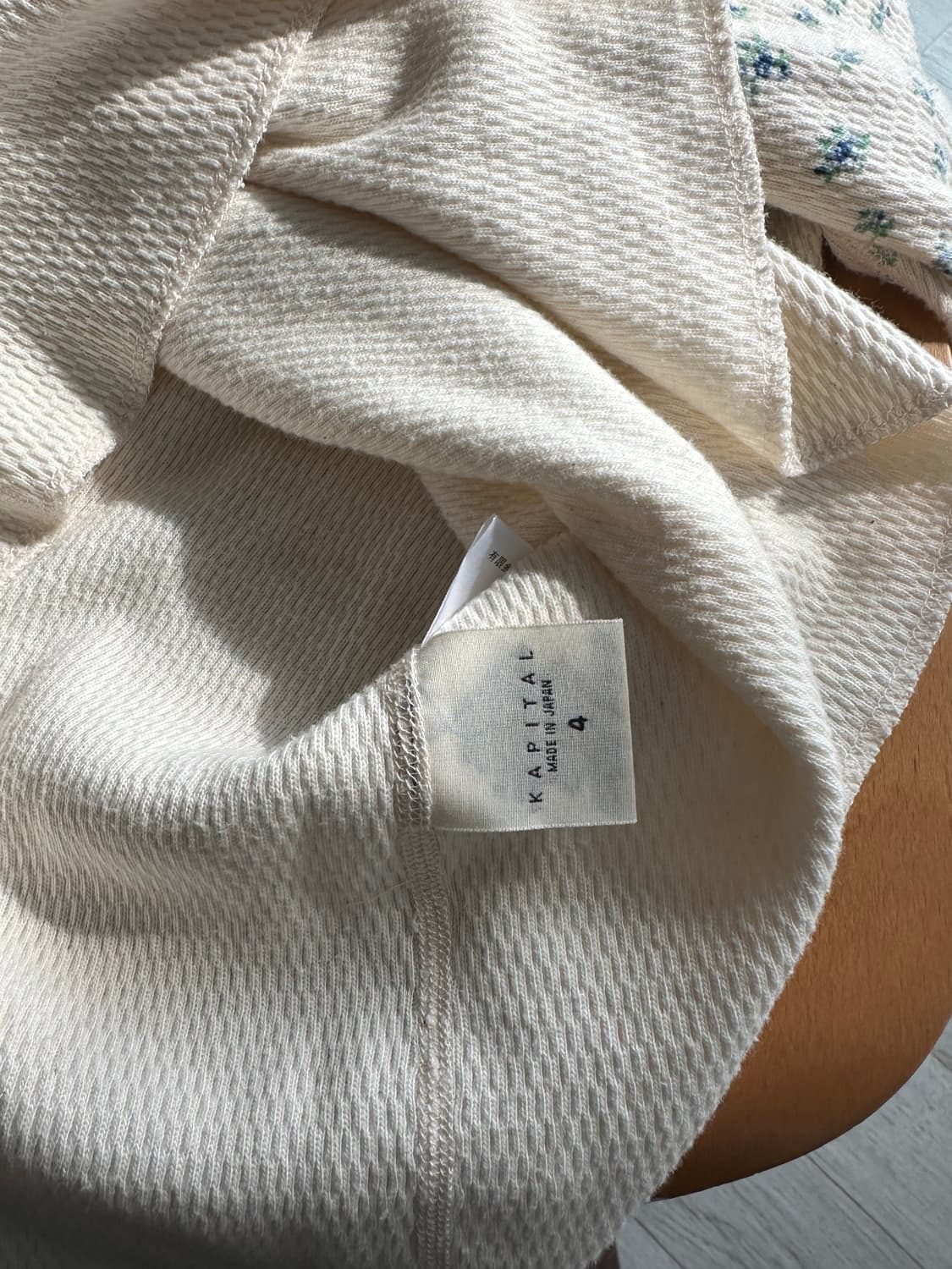 캐피탈 천축 와플티셔츠 상품이미지6