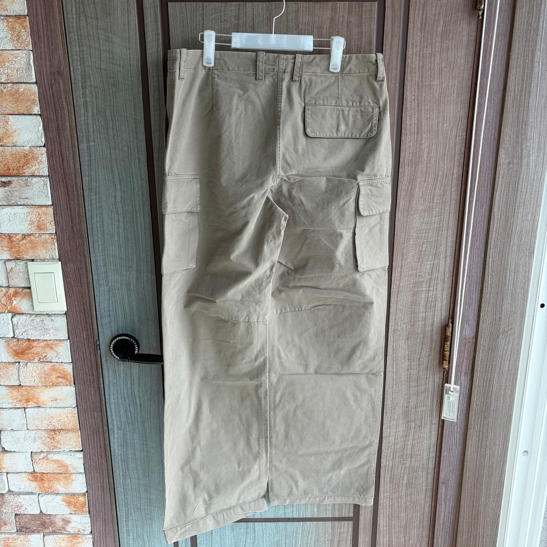 새상품(42)아워레가시 피크 카고 팬츠 베이지 상품이미지3