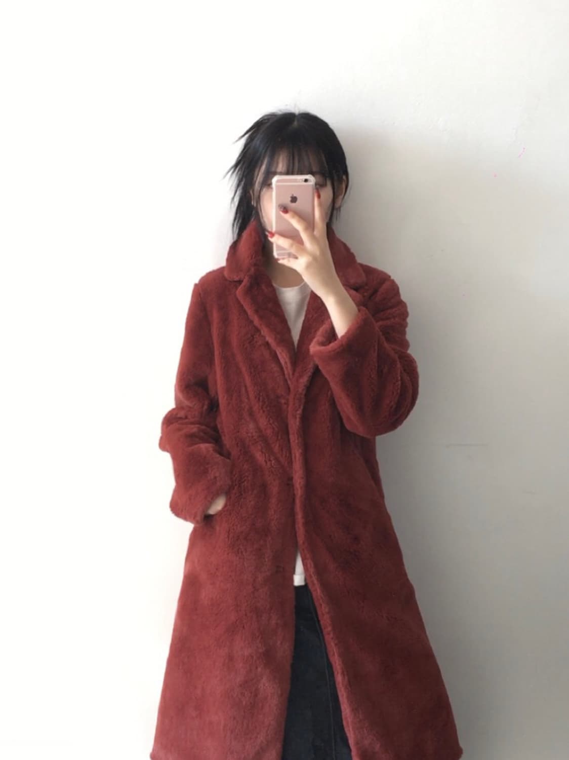 미스치프 퍼 코트 상품이미지1