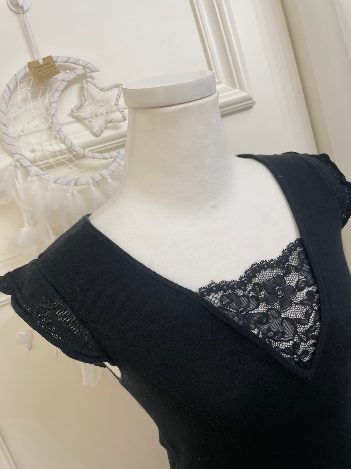 black lace point crochet knit opc 상품이미지8