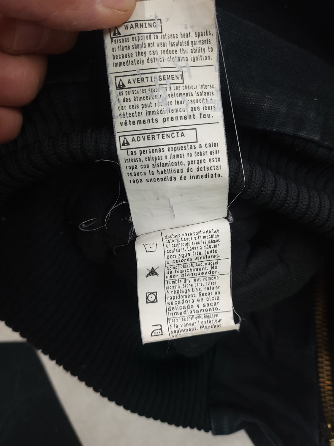 칼하트 J140 덕액티브 워크 자켓 블랙 S 상품이미지7