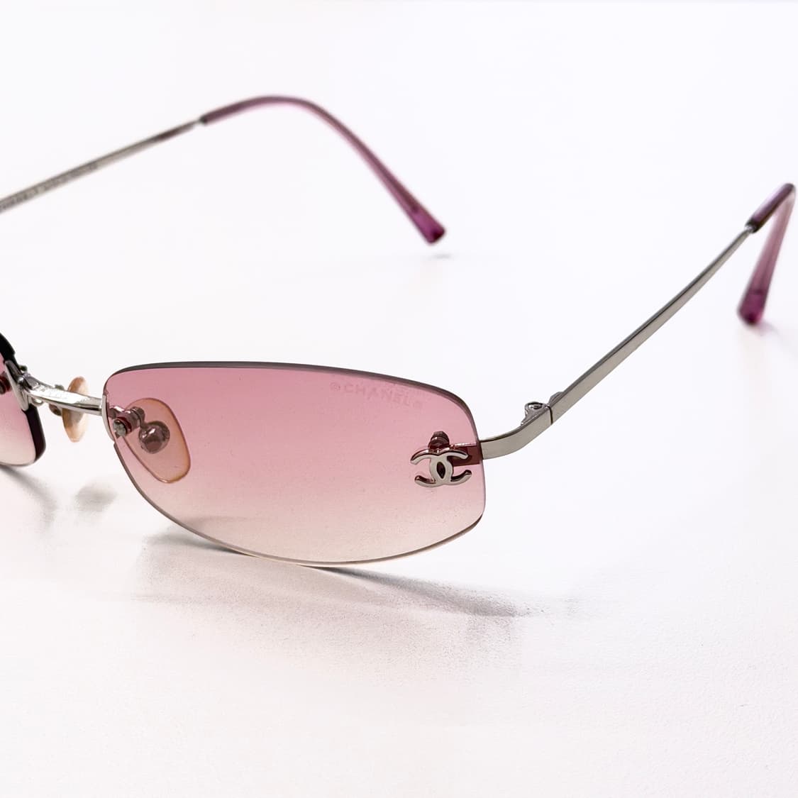 00's 샤넬 4002 림리스 무테 선글라스  상품이미지2