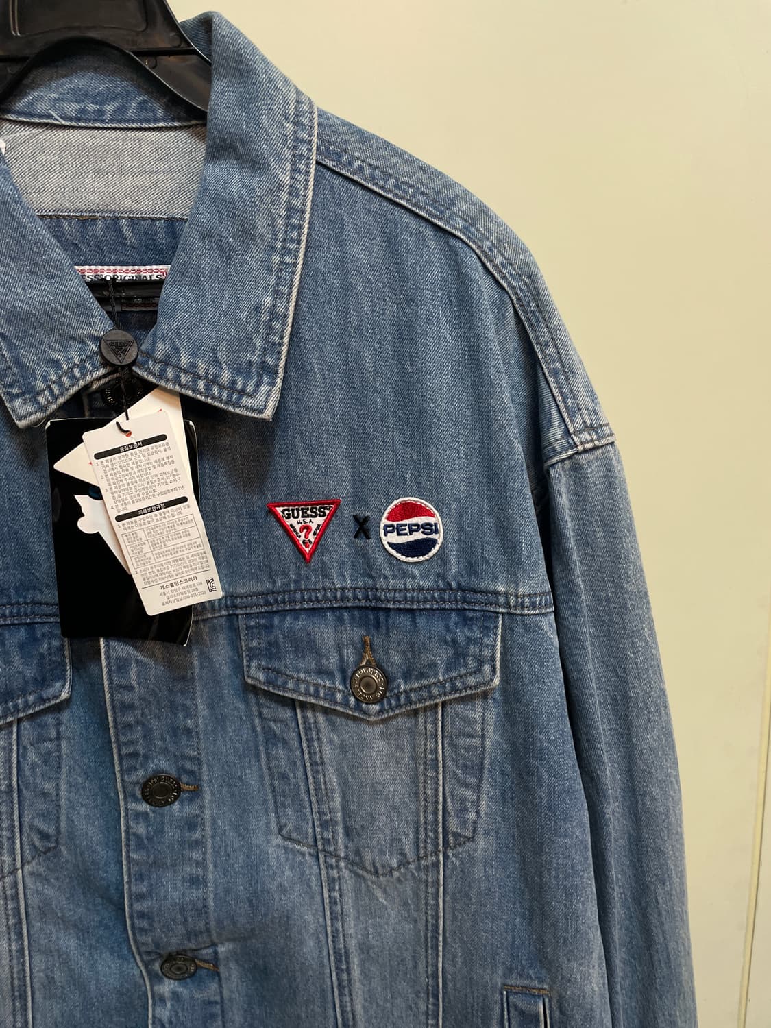 게스x펩시 데님 자켓(새상품) 상품이미지2