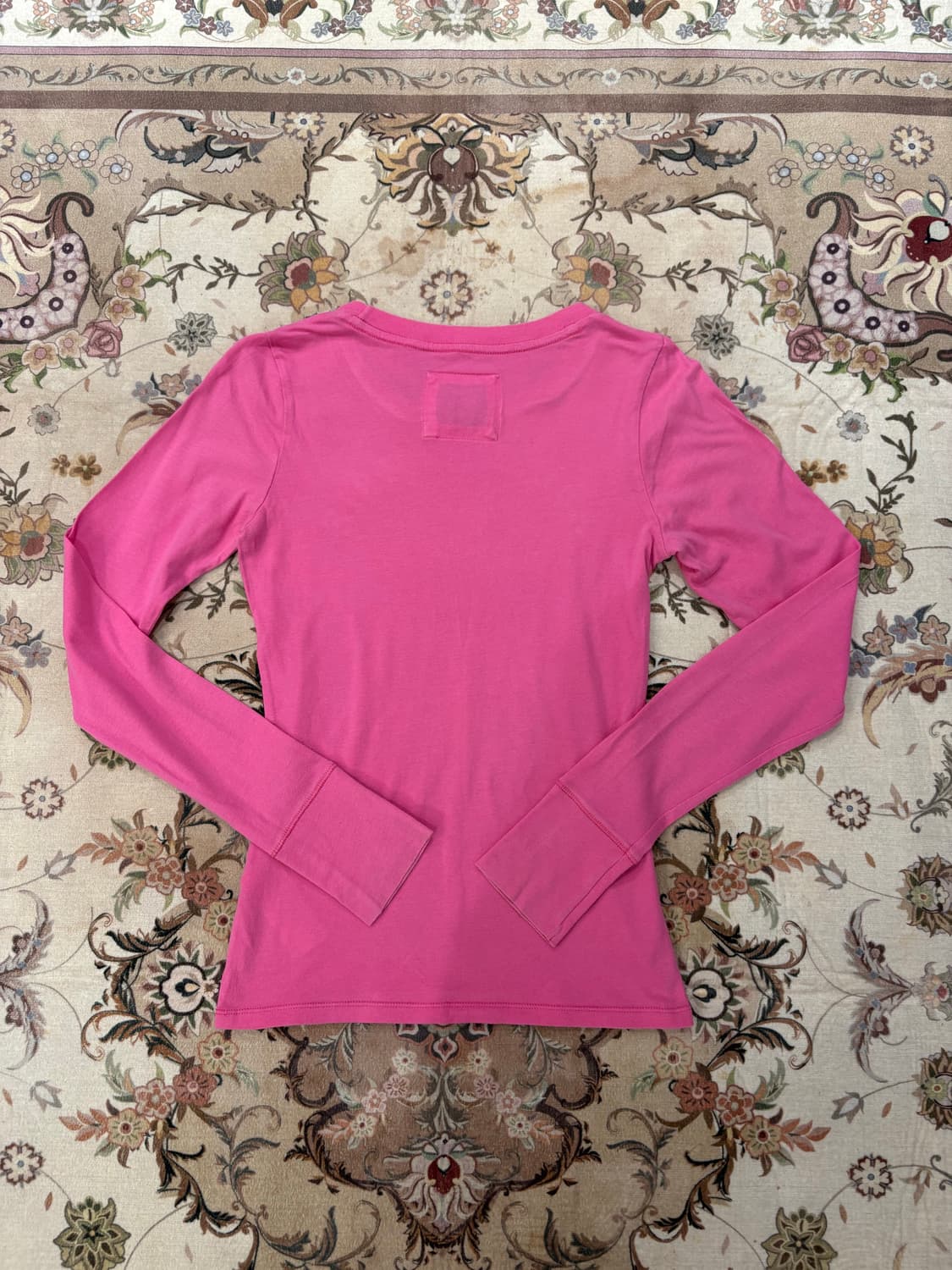 아베크롬비 y2k 핑크 롱슬리브 상품이미지2