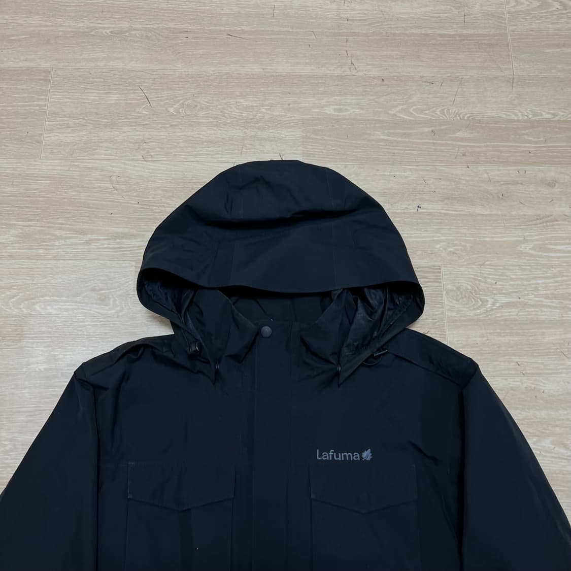 라푸마 고어텍스 퍼포먼스 쉘 바람막이 후드자켓 [블랙] L/100 상품이미지2