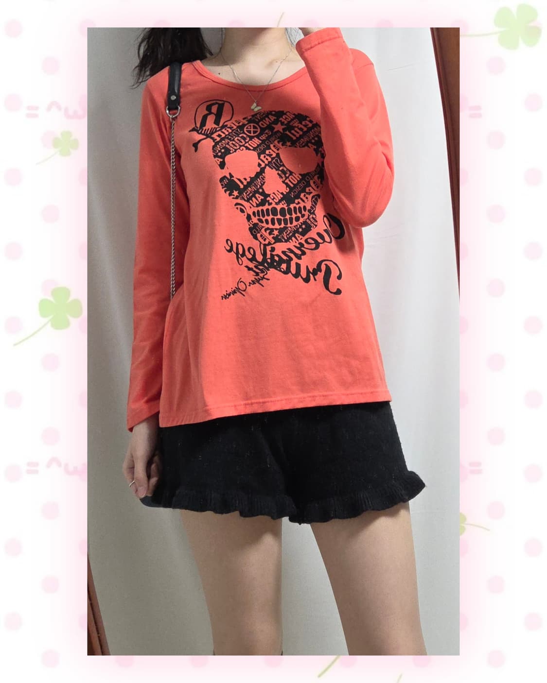 코랄 펑크 롱슬리브 상품이미지1