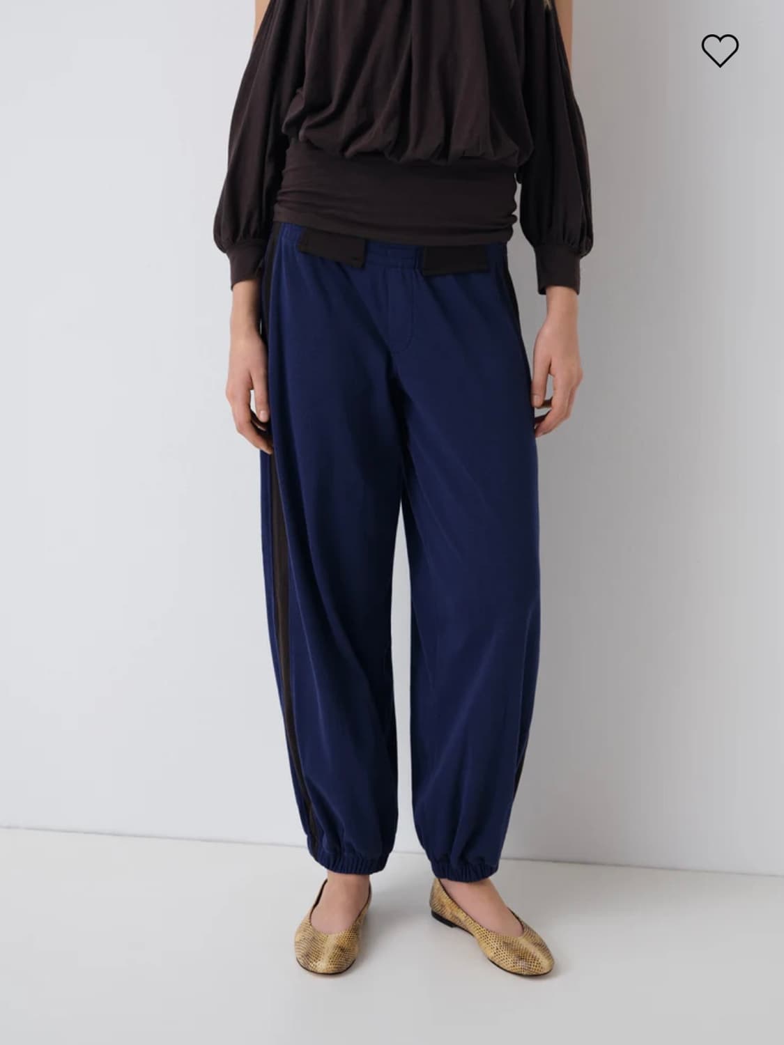 [새상품] gimaguas 기마구아스 로우라이즈 스웻팬츠 네이비 xs 상품이미지2