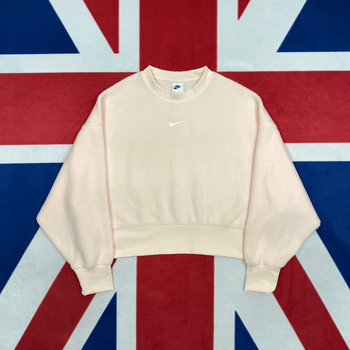 나이키 크롭 후리스 맨투맨 여성 S 실측 77 상품이미지1