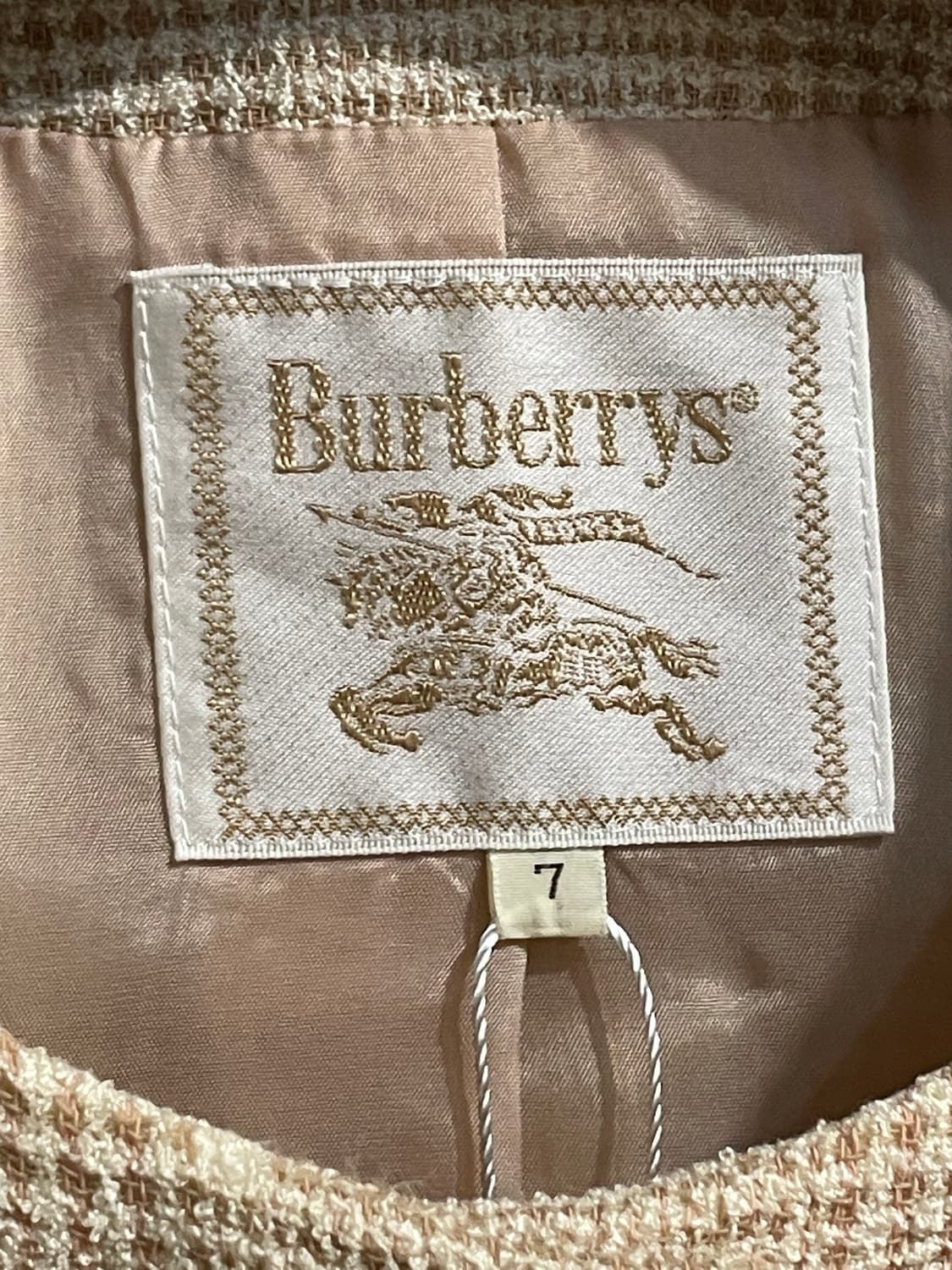 버버리 울 체크 셋업 상품이미지5