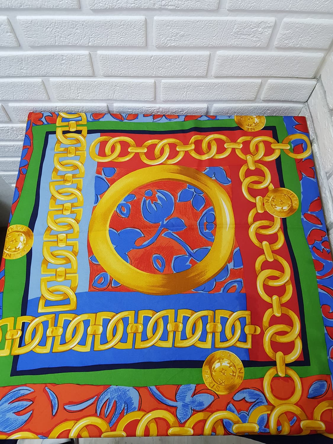 [정품] 셀린느 실크스카프 상품이미지2