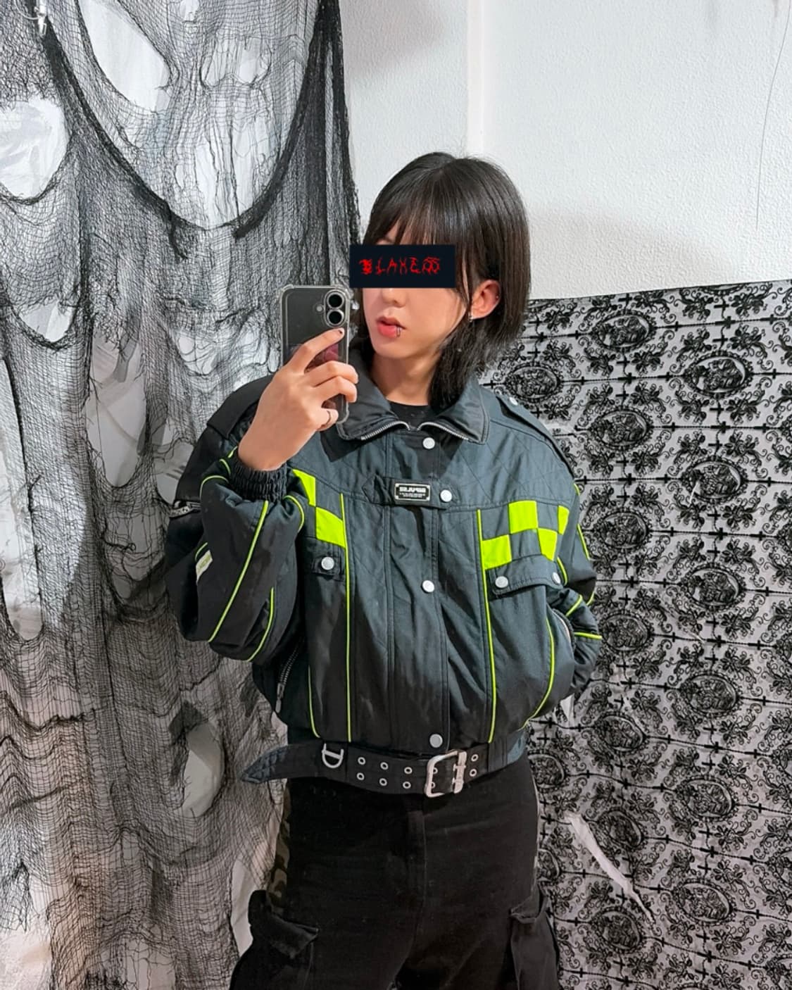 Japanese racing MA-1 bomber crop jacket 상품이미지4