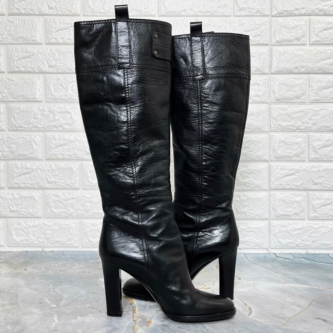 Burberry Leather Long Boots Black / 36 상품이미지3