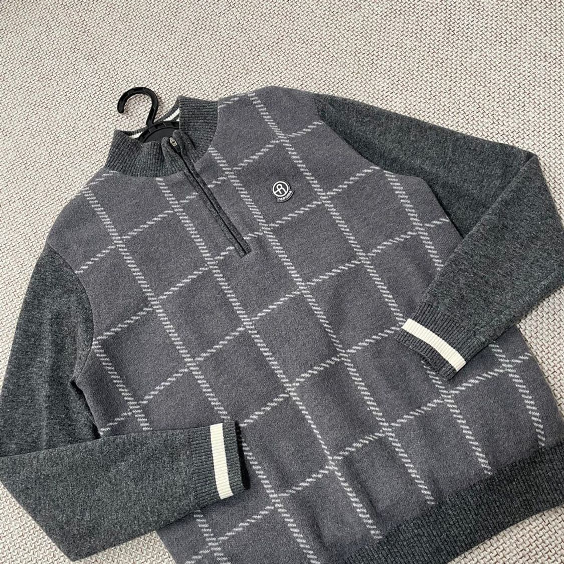 레노마 골프 반집업 방풍 니트 6584 상품이미지2