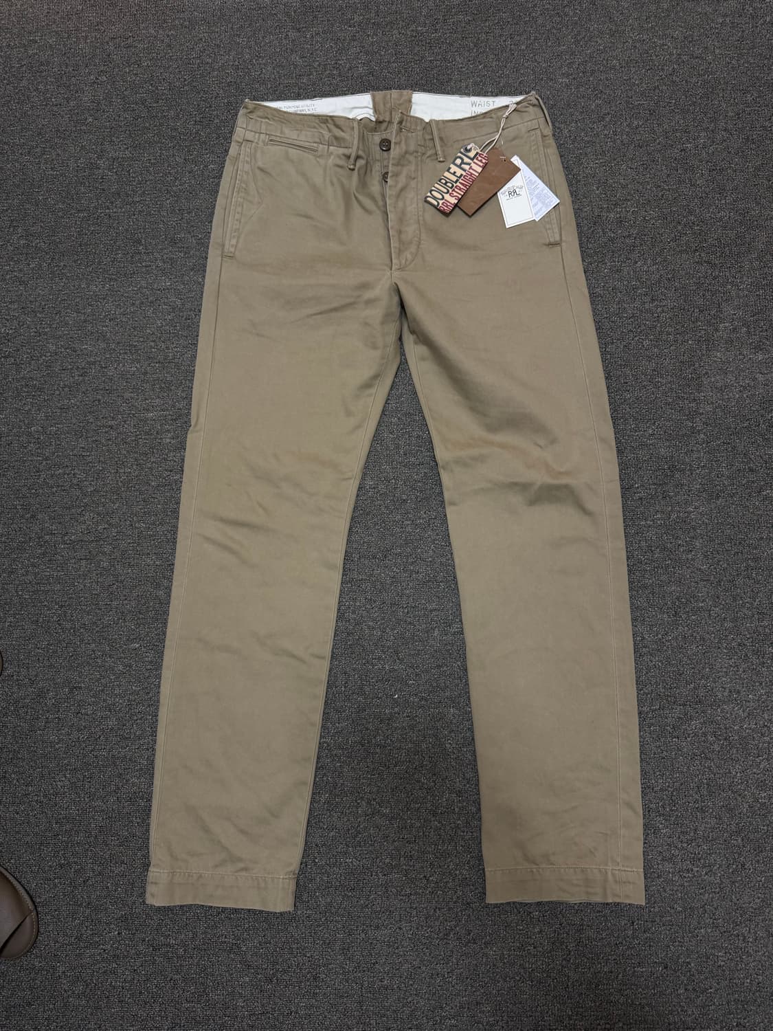 Rrl 오피서 치노 밀리터리카키 32x32 상품이미지1