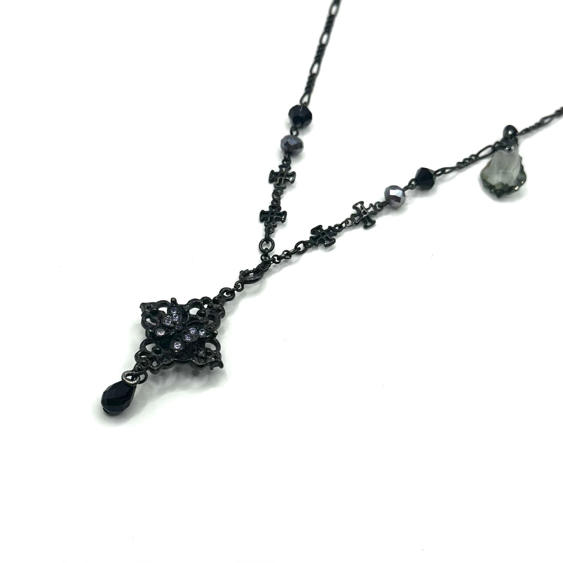 Annasui black&purple rosebutterfly cross 상품이미지1